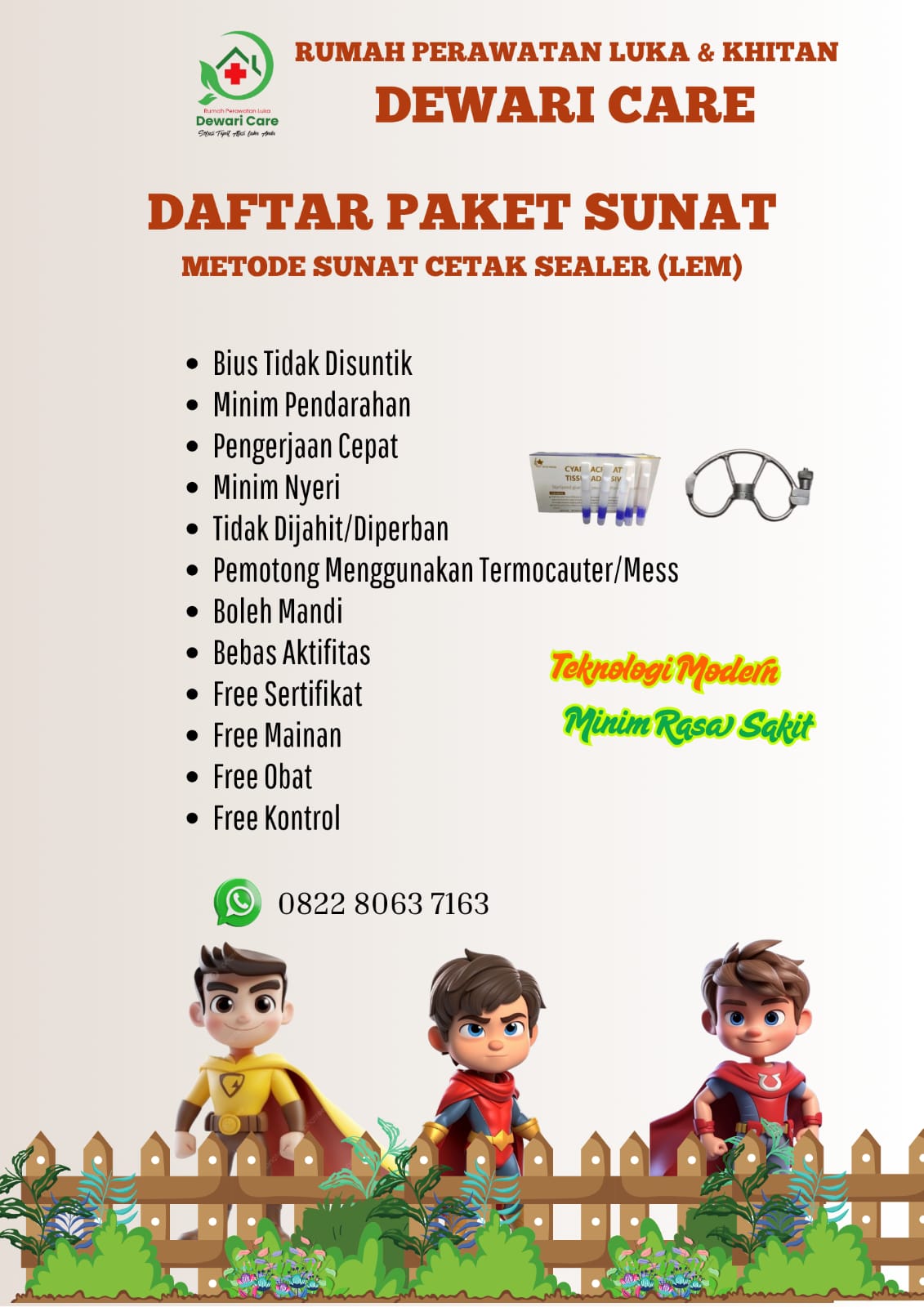Paket Sunat (Jahit Estetik)